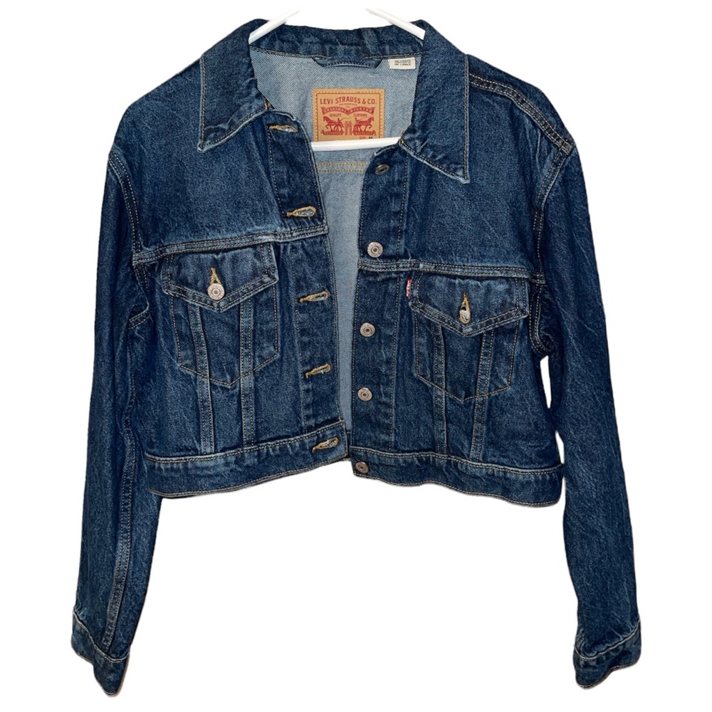 Levi’s cropped jean jacket